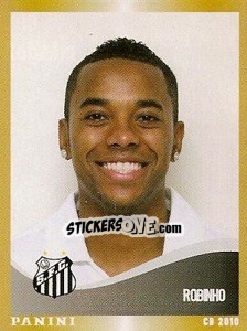 Sticker Robinho - Campeonato Brasileiro 2010 n. 299 - Panini
