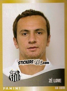 Sticker Ze Love - Campeonato Brasileiro 2010 n. 305 - Panini