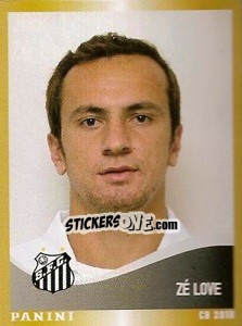 Cromo Ze Love - Campeonato Brasileiro 2010 - Panini