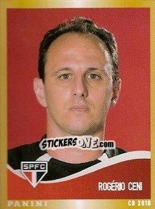 Sticker Rogerio Ceni - Campeonato Brasileiro 2010 n. 308 - Panini