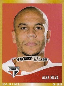 Figurina Alex Silva - Campeonato Brasileiro 2010 - Panini