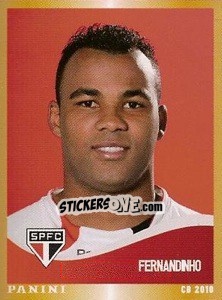 Sticker Fernandinho - Campeonato Brasileiro 2010 n. 316 - Panini