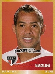 Sticker Marcelinho - Campeonato Brasileiro 2010 n. 318 - Panini