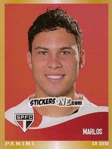 Sticker Marlos - Campeonato Brasileiro 2010 - Panini