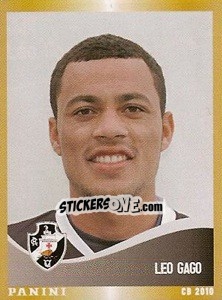 Sticker Leo Gago - Campeonato Brasileiro 2010 n. 332 - Panini