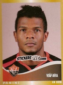 Cromo Viafara - Campeonato Brasileiro 2010 n. 344 - Panini