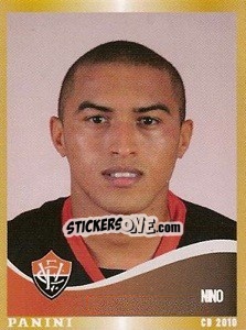 Cromo Nino - Campeonato Brasileiro 2010 n. 345 - Panini