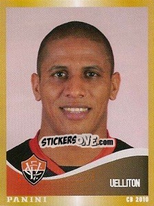 Cromo Uelliton - Campeonato Brasileiro 2010 n. 349 - Panini