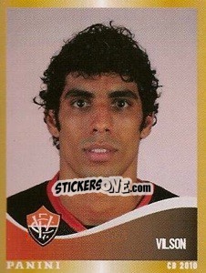 Cromo Vilson - Campeonato Brasileiro 2010 - Panini