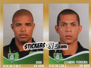 Sticker Dudu / L.Ferreira  - Campeonato Brasileiro 2010 n. 366 - Panini