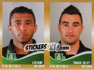 Sticker Luciano / T.Silvy  - Campeonato Brasileiro 2010 - Panini