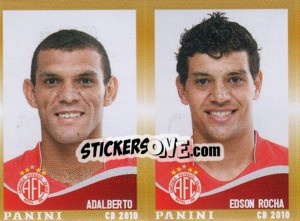 Cromo Adalberto / E.Rocha  - Campeonato Brasileiro 2010 - Panini