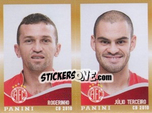 Sticker Rogerinho / J.Terceiro  - Campeonato Brasileiro 2010 - Panini