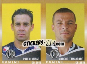 Sticker P.Musse / M.Tamandare  - Campeonato Brasileiro 2010 n. 379 - Panini