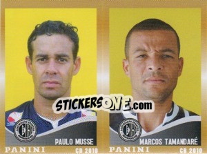 Sticker P.Musse / M.Tamandare  - Campeonato Brasileiro 2010 - Panini