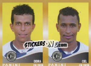 Sticker Didira / Ciel  - Campeonato Brasileiro 2010 n. 382 - Panini