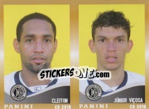 Cromo Cleiton / J.Vicosa  - Campeonato Brasileiro 2010 - Panini