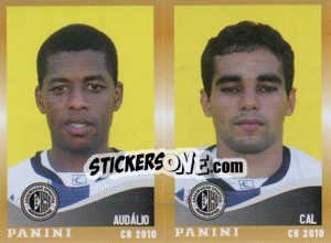 Sticker Audalio / Cal  - Campeonato Brasileiro 2010 n. 384 - Panini