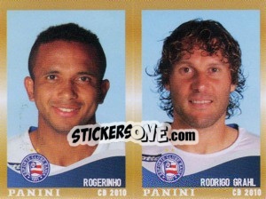 Sticker Rogerinho / R.Grahl  - Campeonato Brasileiro 2010 - Panini