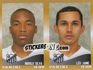 Sticker M.Silva / L.Jaime  - Campeonato Brasileiro 2010 - Panini