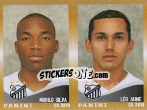 Sticker M.Silva / L.Jaime  - Campeonato Brasileiro 2010 n. 400 - Panini
