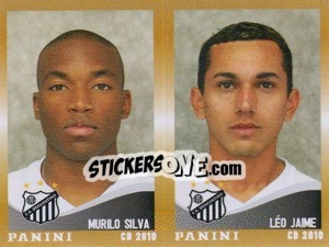 Cromo M.Silva / L.Jaime  - Campeonato Brasileiro 2010 - Panini