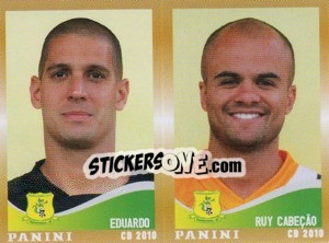 Sticker Eduardo / R.Cabecao  - Campeonato Brasileiro 2010 - Panini