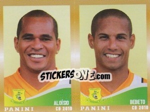 Figurina Aloisio / Bebeto  - Campeonato Brasileiro 2010 - Panini