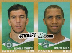 Sticker L.Donizete / M.Paulo  - Campeonato Brasileiro 2010 - Panini