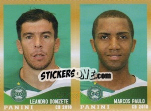 Figurina L.Donizete / M.Paulo  - Campeonato Brasileiro 2010 - Panini