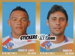 Sticker R.Lopes / Mancuso  - Campeonato Brasileiro 2010 - Panini