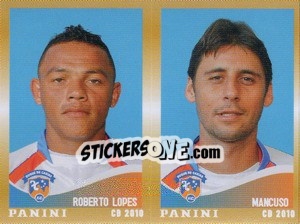 Figurina R.Lopes / Mancuso  - Campeonato Brasileiro 2010 - Panini