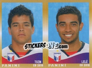 Sticker Tozin / Lele  - Campeonato Brasileiro 2010 n. 440 - Panini