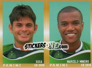 Sticker Xuxa / M.Mineiro  - Campeonato Brasileiro 2010 n. 447 - Panini