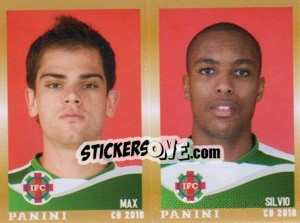 Sticker Max / Silvio  - Campeonato Brasileiro 2010 - Panini