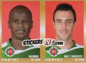 Sticker Marinho / M.Carrasco  - Campeonato Brasileiro 2010 - Panini