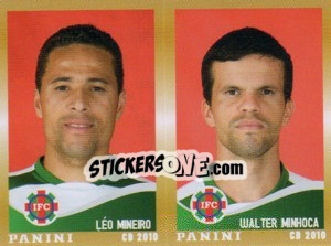 Sticker L.Mineiro / W.Minhoca  - Campeonato Brasileiro 2010 n. 454 - Panini