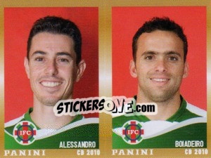 Cromo Alessandro / Boiadeiro  - Campeonato Brasileiro 2010 - Panini