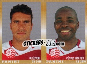 Cromo Gledson / C.Prates  - Campeonato Brasileiro 2010 n. 459 - Panini