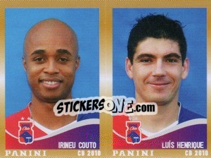 Sticker I.Couto / L.Henrique  - Campeonato Brasileiro 2010 n. 468 - Panini