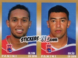 Sticker Gilson / Bocao  - Campeonato Brasileiro 2010 n. 471 - Panini