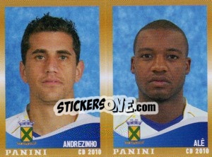 Sticker Andrezinho / Ale  - Campeonato Brasileiro 2010 n. 493 - Panini