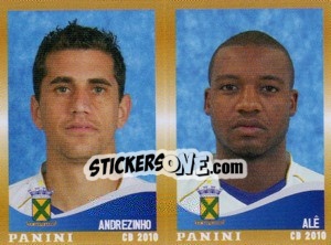 Cromo Andrezinho / Ale  - Campeonato Brasileiro 2010 - Panini