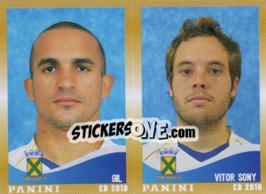 Cromo Gil / V.Sony  - Campeonato Brasileiro 2010 - Panini