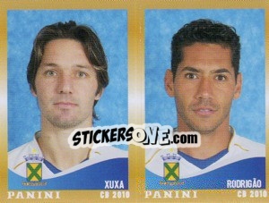 Sticker Xuxa / Rodrigao  - Campeonato Brasileiro 2010 - Panini