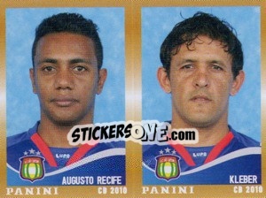 Sticker A.Recife / Kleber  - Campeonato Brasileiro 2010 n. 502 - Panini