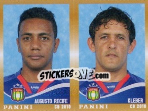 Sticker A.Recife / Kleber  - Campeonato Brasileiro 2010 - Panini