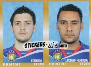 Sticker Eduardo / L.Henrique  - Campeonato Brasileiro 2010 n. 504 - Panini