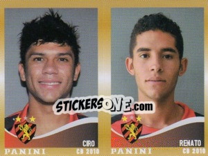 Sticker Ciro / Renato  - Campeonato Brasileiro 2010 n. 512 - Panini