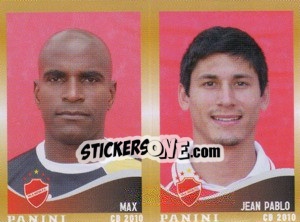 Sticker Max / J.Pablo  - Campeonato Brasileiro 2010 - Panini